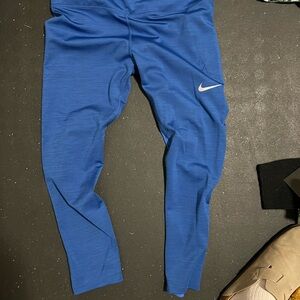 Nike women blue Leggings size L